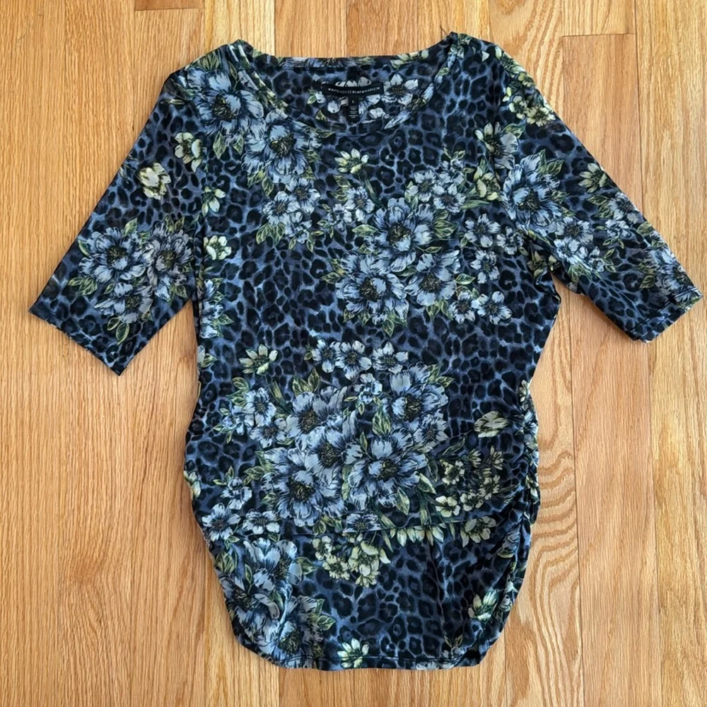 WHBM semi sheer top. - Picture 1 of 3